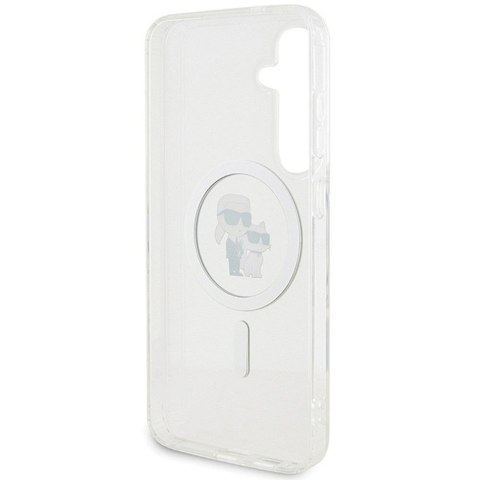 KARL LAGERFELD futerał do SAMSUNG S24 KLHMS24SHGKCNOT (MAGSAFE IML KC) transparentny