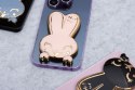 Stojak na telefon KRÓLICZEK - naklejany - różowy