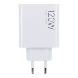 XIAOMI oryginalna ładowarka sieciowa USB A QC3.0 6A 120W MDY-14-EE biała bulk