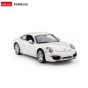 Autko Metalowe 1:24 Porsche 911 Biały RASTAR