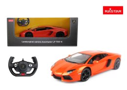 Autko R/C 1:10 Lamborghini Aventador Pomarańczowe RASTAR