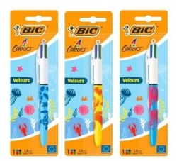 Długopis 4 Colours Velours Długopis 1szt mix BIC
