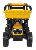 Pojazd MEGA Traktor D68 Z Przyczepką Żółty