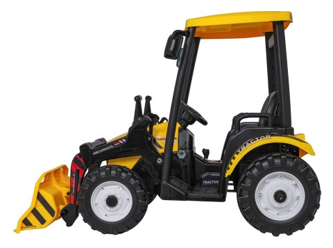 Pojazd MEGA Traktor D68 Z Przyczepką Żółty