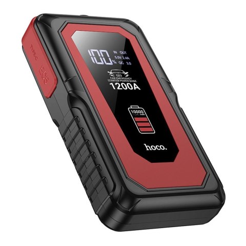 Powerbank Hoco 10000 mAh 2,4A 18W z funkcją rozruchu samochodu QS3 czarny