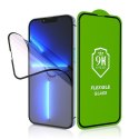 Szkło hybrydowe 5D Full Glue do iPhone 13 PRO MAX / 14 PLUS Bestsuit Flexible czarne