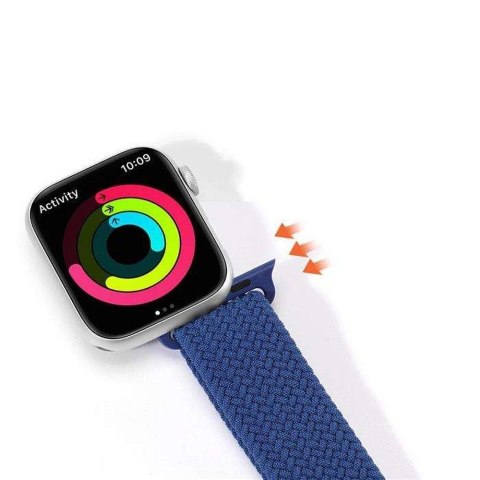 DUX DUCIS pasek MIXTURE PRO pleciony do Apple Watch 38 / 40 / 41 mm niebieski