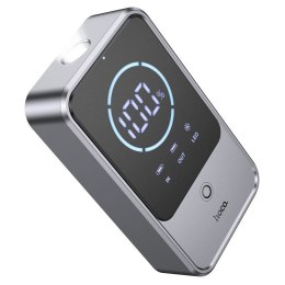Powerbank 10000 mAh 2,4A 18W z funkcją rozruchu samochodu Hoco QS7 metaliczny szary