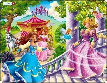 Układanka Larsen Maxi Princesses 2 24el