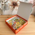 VIGA Edukacyjne Klocki Domino Drewniane gra Farma 28 elementów Montessori