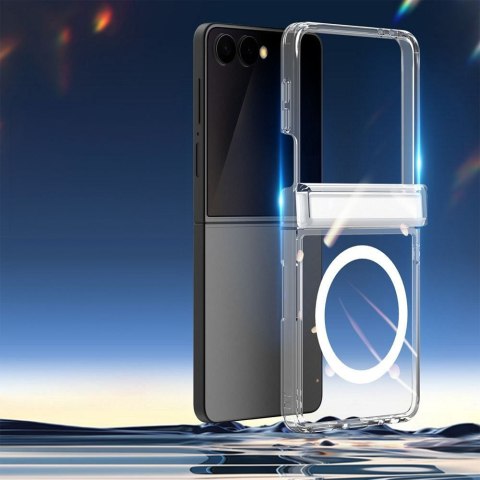 DUX DUCIS futerał CLIN MAG kompatybilny z MagSafe do SAMSUNG Z Flip 8 transparentny