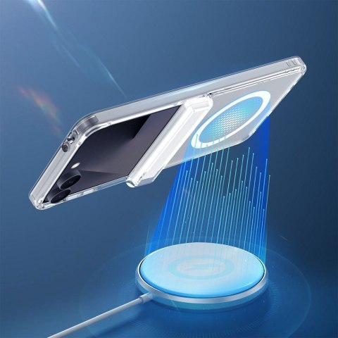 DUX DUCIS futerał CLIN MAG kompatybilny z MagSafe do SAMSUNG Z Flip 8 transparentny