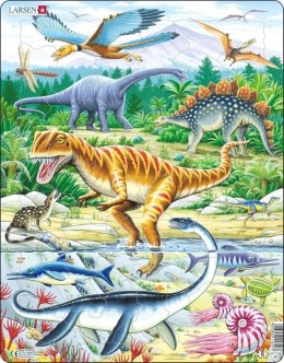 Układanka Larsen Maxi Dinosaurs 35el