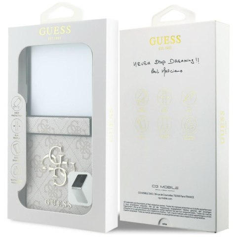 GUESS futerał do SAMSUNG GALAXY Z FLIP 8 (4G Big Logo) różowy