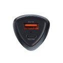 Ładowarka samochodowa Forcell F-Energy Carbon USB C + USB A QC3.0 PD 3A 38W CC50-1A1C czarna