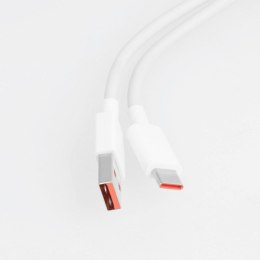 Oryginalny Kabel USB A do USB C XIAOMI 6A 1 m bulk biały