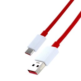 Oryginalny Kabel USB A do USB C ONEPLUS 4A 1 m D301 bulk czerwony