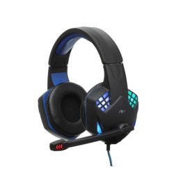 Słuchawki przewodowe nauszne Jack 3,5 mm / USB A Art gamingowe z mikrofonem G11 czarne