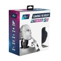 Słuchawki przewodowe nauszne Jack 3,5 mm / USB A Art gamingowe z mikrofonem G11 czarne
