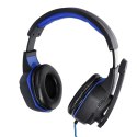 Słuchawki przewodowe nauszne Jack 3,5 mm / USB A Art gamingowe z mikrofonem G11 czarne