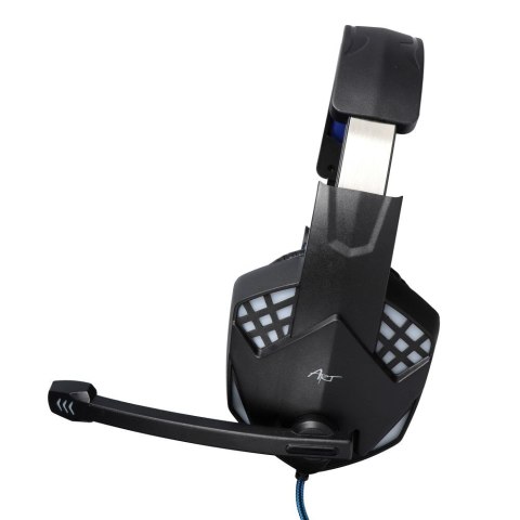 Słuchawki przewodowe nauszne Jack 3,5 mm / USB A Art gamingowe z mikrofonem G11 czarne