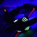 Słuchawki przewodowe nauszne Jack 3,5 mm / USB A Art gamingowe z mikrofonem G11 czarne