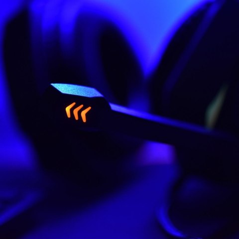 Słuchawki przewodowe nauszne Jack 3,5 mm / USB A Art gamingowe z mikrofonem G11 czarne