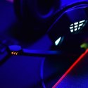 Słuchawki przewodowe nauszne Jack 3,5 mm / USB A Art gamingowe z mikrofonem G11 czarne