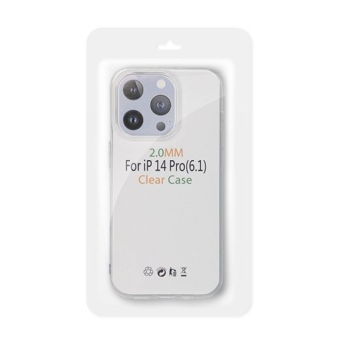 Etui na Motorola G86 5G Clear Case 2 mm transparentne