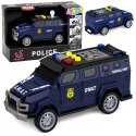 Samochód Pojazd Jednostki Specjalnej SWAT Światła Dźwięki Granatowy 1:32