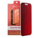 Szkło hybrydowe 5D do iPhone 16 PRO MAX Bestsuit Flexible Colorfull Privacy 180 magenta