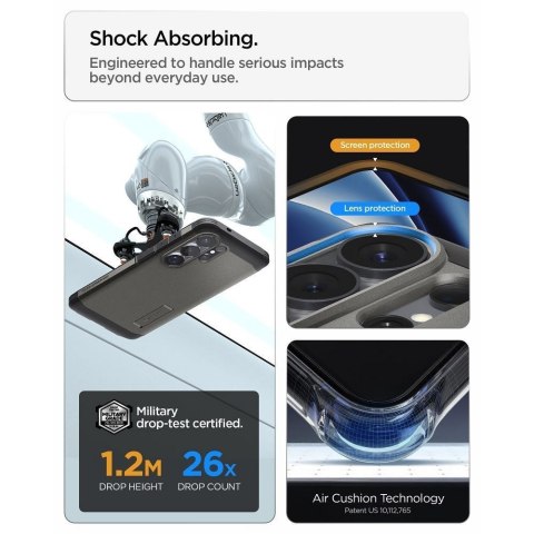 SPIGEN futerał TOUGH ARMOR kompatybilny z MagSafe do SAMSUNG S26 Ultra gunmetal