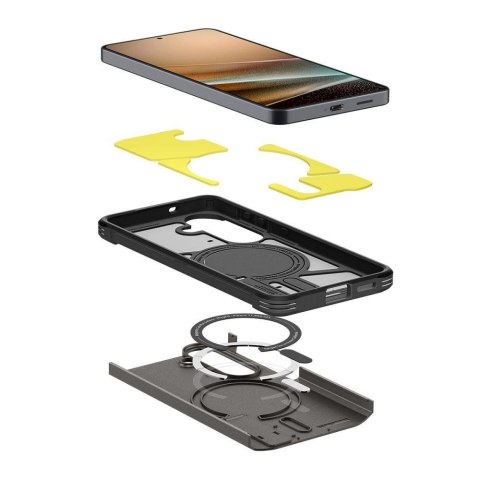SPIGEN futerał TOUGH ARMOR kompatybilny z MagSafe do SAMSUNG S26 gunmetal