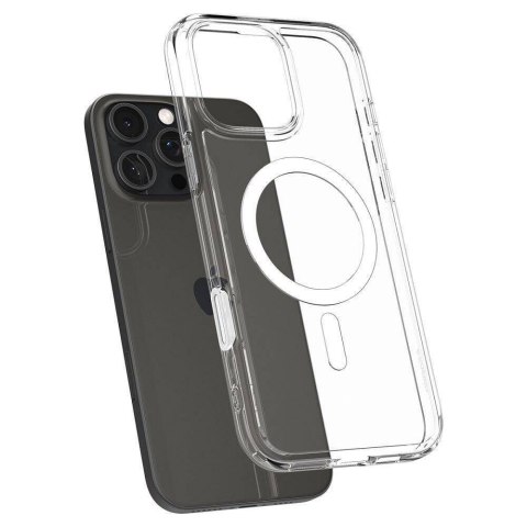 SPIGEN futerał ULTRA HYBRID "T" MAG kompatybilny z MagSafe do IPHONE 16 Pro Max white