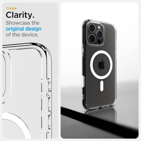 SPIGEN futerał ULTRA HYBRID "T" MAG kompatybilny z MagSafe do IPHONE 16 Pro Max white