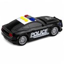 Samochód Auto Policyjne Radiowóz Światła Dźwięki Czarny 1:32