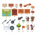 WOOPIE Zestaw Konstrukcyjny DIY z Cegieł Zamek 273 el. Cegiełki Budowlane