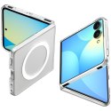Futerał SPIGEN AIRSKIN kompatybilny z MagSafe do SAMSUNG GALAXY Z FLIP 8 transparentny/biały