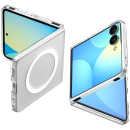 Futerał SPIGEN AIRSKIN kompatybilny z MagSafe do SAMSUNG GALAXY Z FLIP 8 transparentny/biały