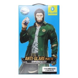 Szkło Hartowane 5D do iPhone 18 PRO Mr. Monkey Glass czarne (Anti-Glare Strong Matte)