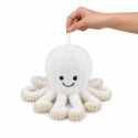 Pluszowa Ośmiornica Maskotka Przytulanka Sprężyste Macki Biała 30 cm