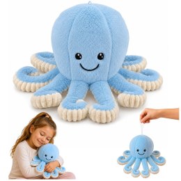 Pluszowa Ośmiornica Maskotka Przytulanka Sprężyste Macki Niebieska 30 cm