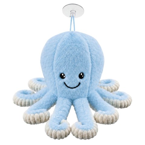 Pluszowa Ośmiornica Maskotka Przytulanka Z Przyssawką Niebieska 16 cm