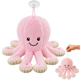 Pluszowa Ośmiornica Maskotka Przytulanka Z Przyssawką Różowa 16 cm
