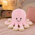 Pluszowa Ośmiornica Maskotka Przytulanka Z Przyssawką Różowa 16 cm