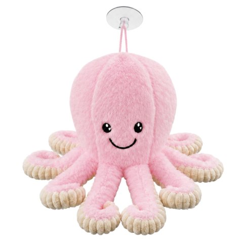 Pluszowa Ośmiornica Maskotka Przytulanka Z Przyssawką Różowa 16 cm