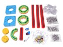 KLOCKI MAGNETYCZNE Tor magnetyczny dla pociągów - 178ele kolejka DIY ZA6331