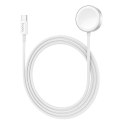 Ładowarka indukcyjna Hoco 2,5W USB C kompatyblina z Apple Watch i Samsung Watch CW59 biała