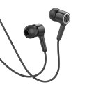 Słuchawki przewodowe douszne Jack 3,5 mm Hoco M104 czarne
