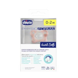 Smoczek PhysioForma Dual Soft różowy 0-2m